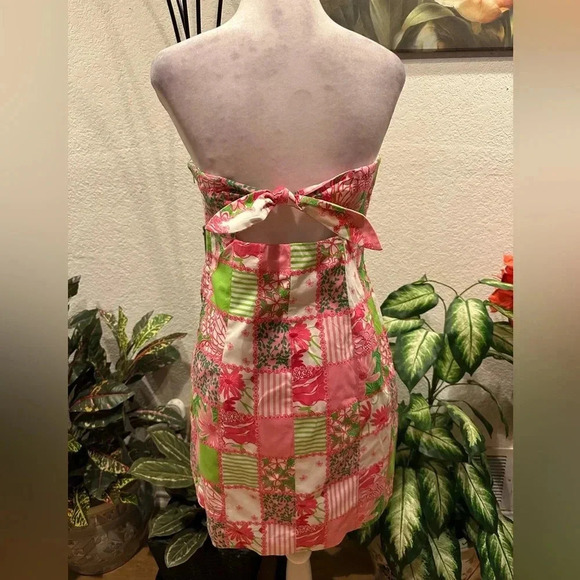 Lilly Pulitzer strapless mini dress size 6 - Picture 3 of 11